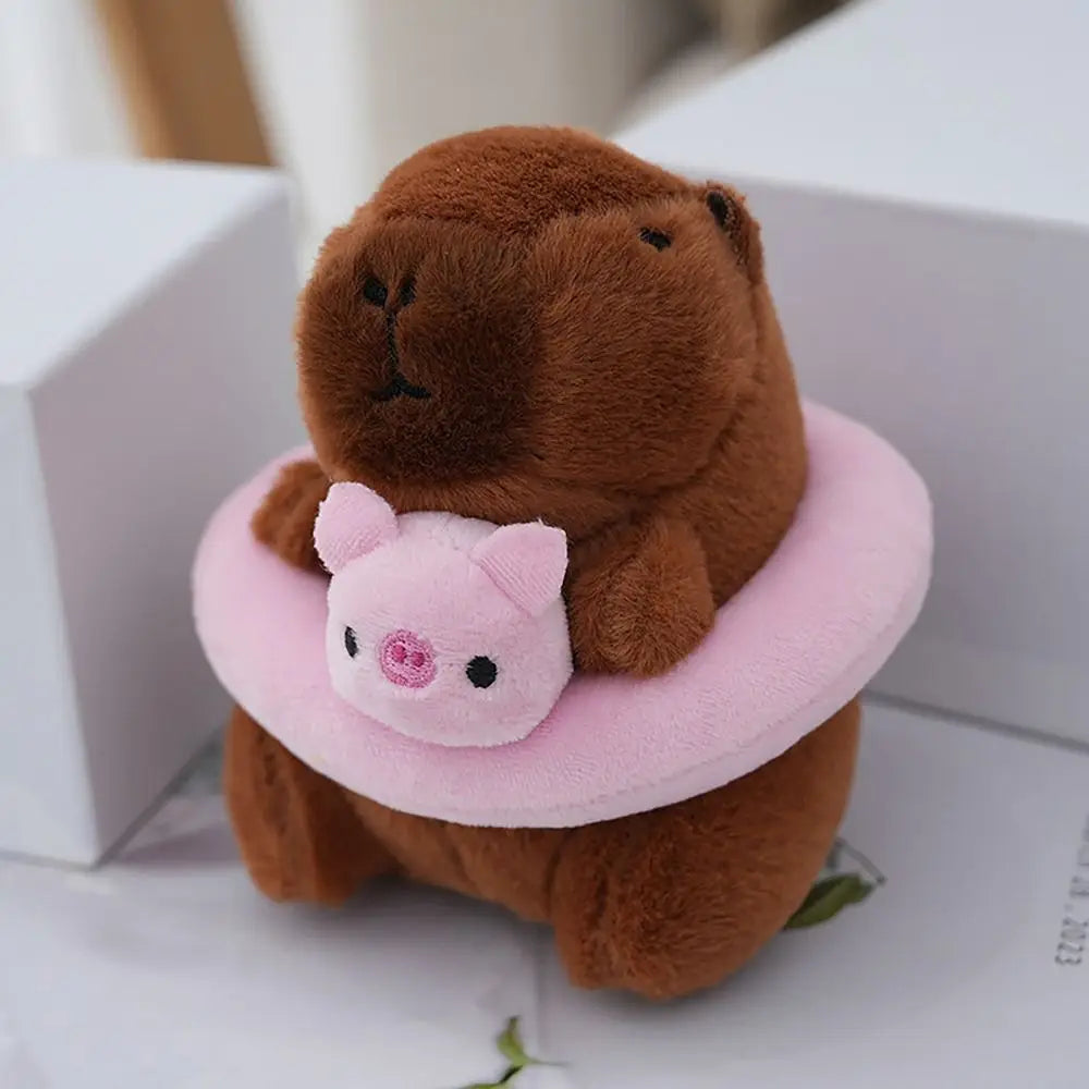Kawaii Capybara Plush Toy with hoodie