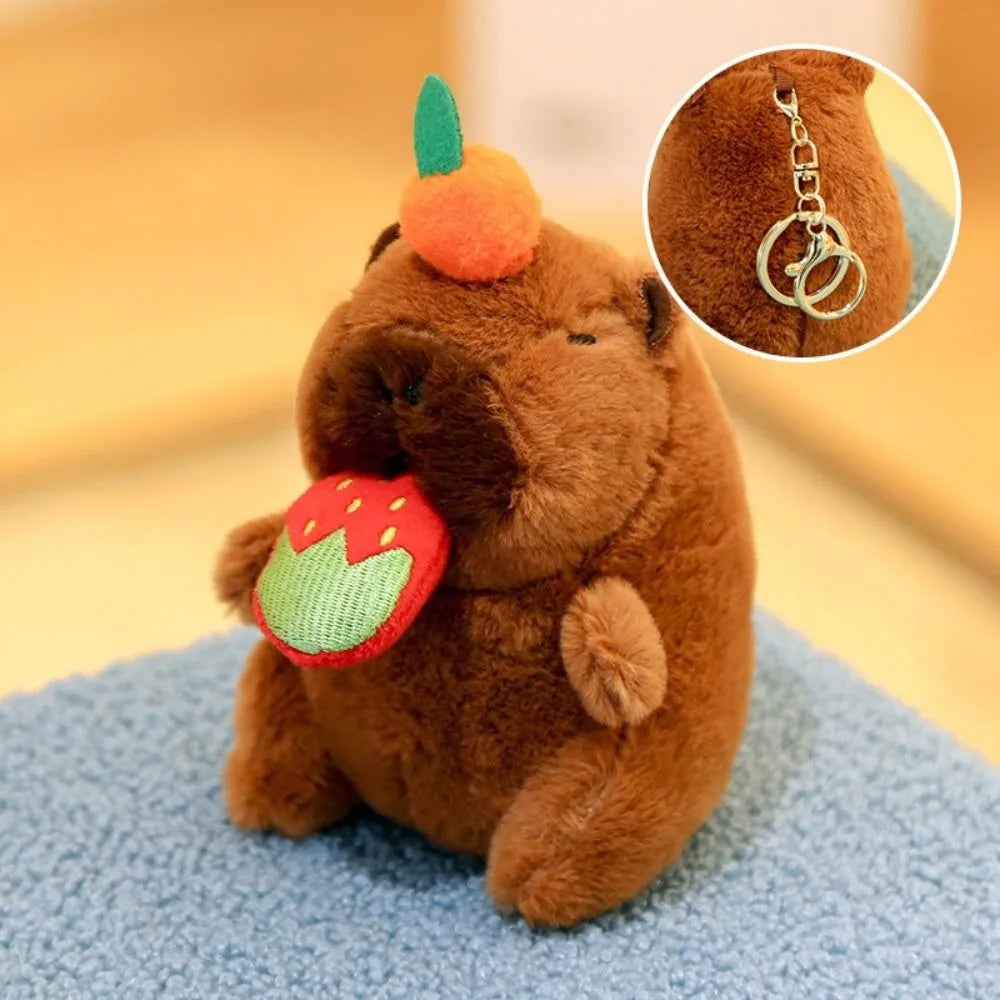 Kawaii Capybara Plush Toy with hoodie