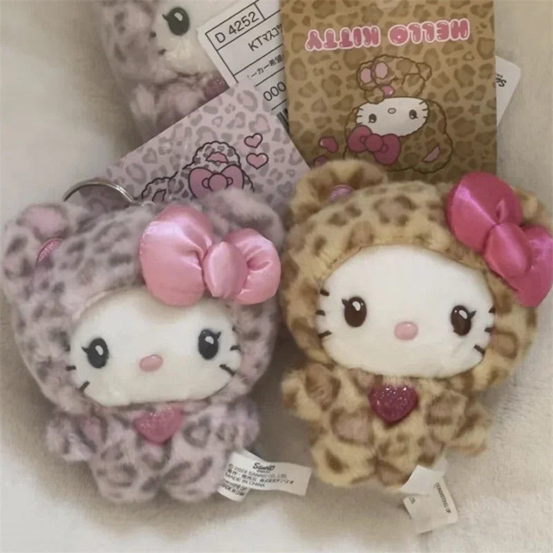 Kawaii Leopard Print Keychain