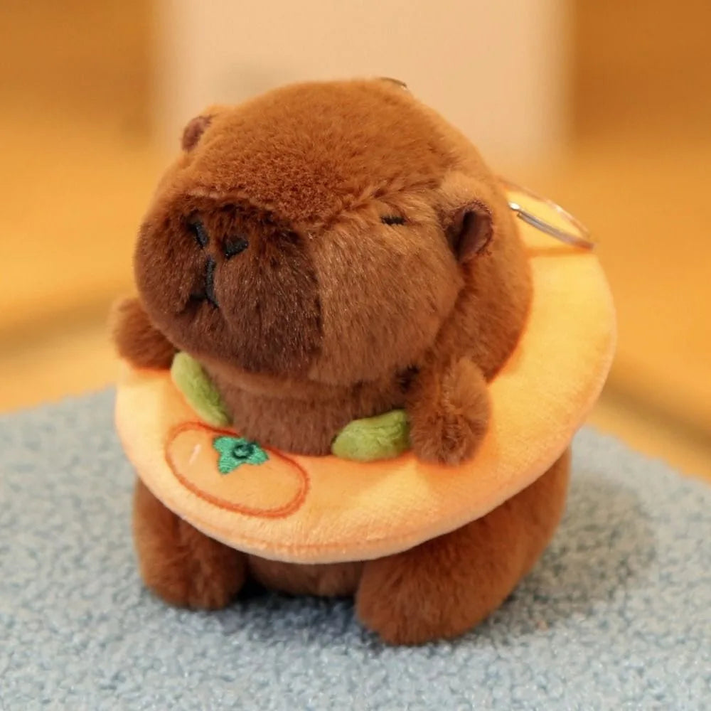Kawaii Capybara Plush Toy with hoodie