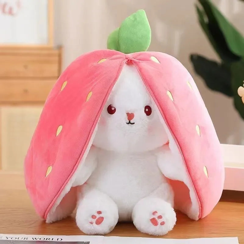 Strawberry/Carrot zip Plushies
