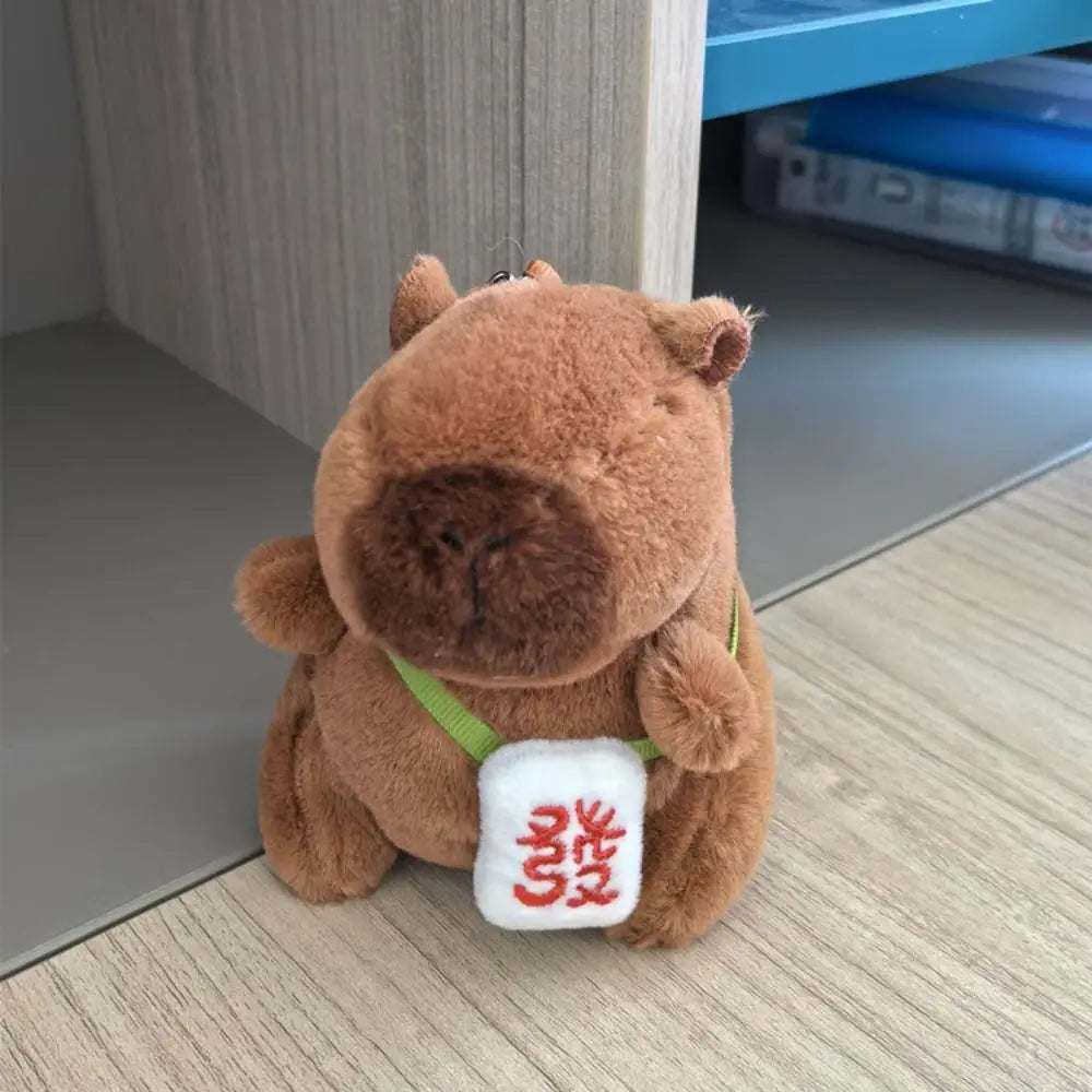 Kawaii Capybara Plush Toy with hoodie
