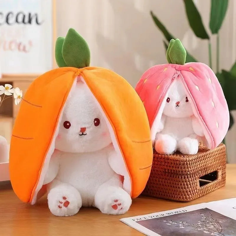 Strawberry/Carrot zip Plushies