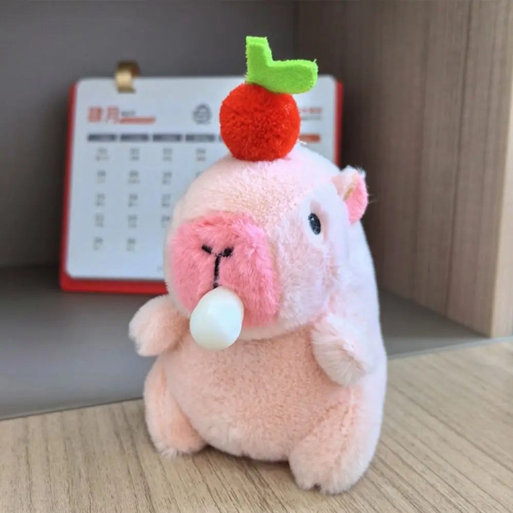 Kawaii Capybara Plush Toy with hoodie