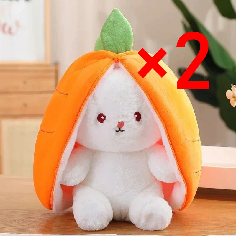 Strawberry/Carrot zip Plushies
