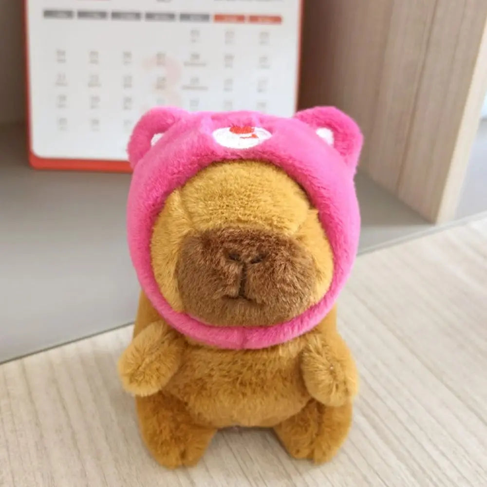 Kawaii Capybara Plush Toy with hoodie