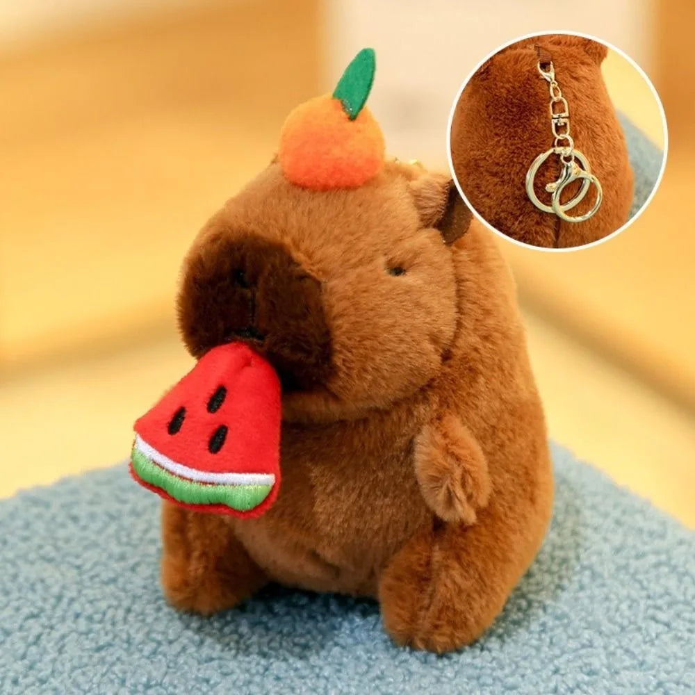 Kawaii Capybara Plush Toy with hoodie